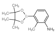 3-Amino-2-methylphenylboronic acid, pinacol ester Chemische Struktur