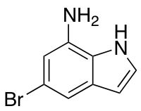 7-Amino-5-bromoindole 化学構造