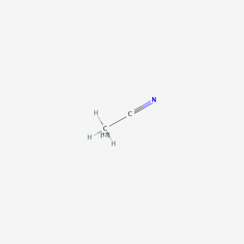 Acetonitrile-1-13C 化学構造