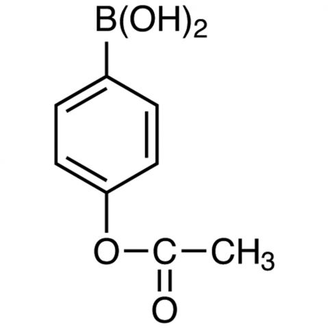 4-Acetoxyphenylboronic acid(contains varying amounts of Anhydride) Chemical Structure