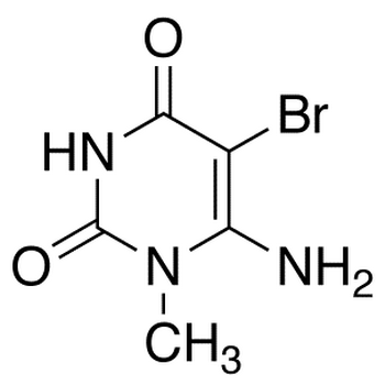 6-Amino-5-bromo-1-methyluracil Chemical Structure