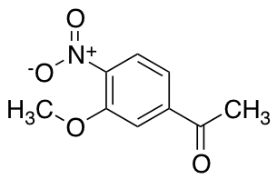 4-Acetyl-2-methoxynitrobenzene التركيب الكيميائي