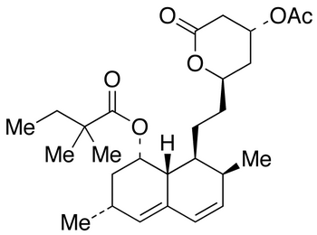 4′-Acetyl Simvastatin Chemical Structure