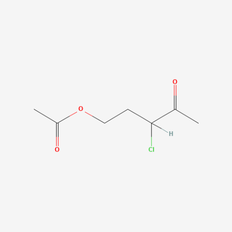 5-Acetoxy-3-chloro-2-pentanone التركيب الكيميائي