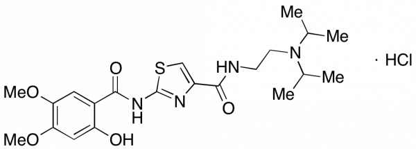 Acotiamide Hydrochloride Chemische Struktur