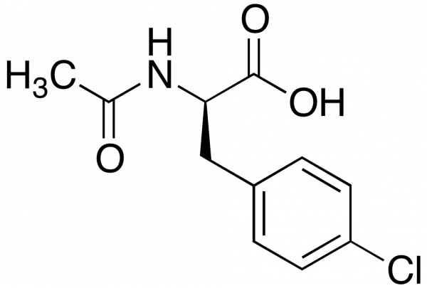 Acetyl-4-chloro-D-phenylalanine Chemical Structure