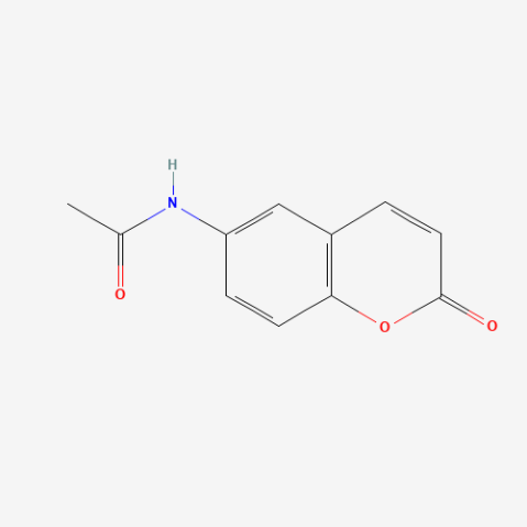 6-Acetamidocoumarin التركيب الكيميائي