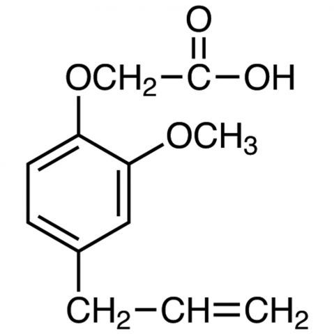 (4-Allyl-2-methoxyphenoxy)acetic Acid Chemical Structure