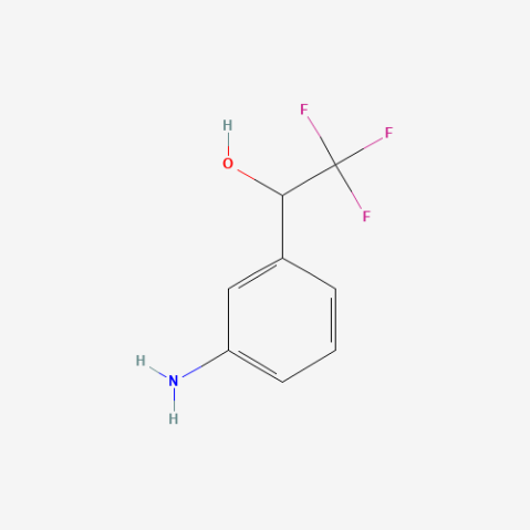 1-(3-Aminophenyl)-2,2,2-trifluoroethan-1-ol التركيب الكيميائي