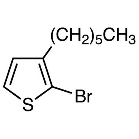 2-Bromo-3-hexylthiophene Chemische Struktur