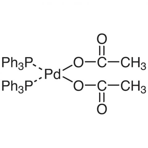 Bis(triphenylphosphine)palladium(II) diacetate Chemical Structure