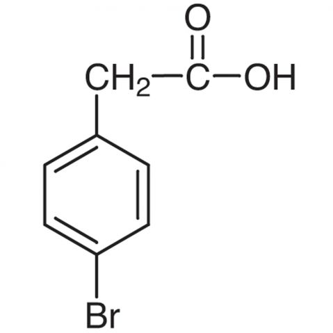 4-Bromophenylacetic Acid Chemical Structure