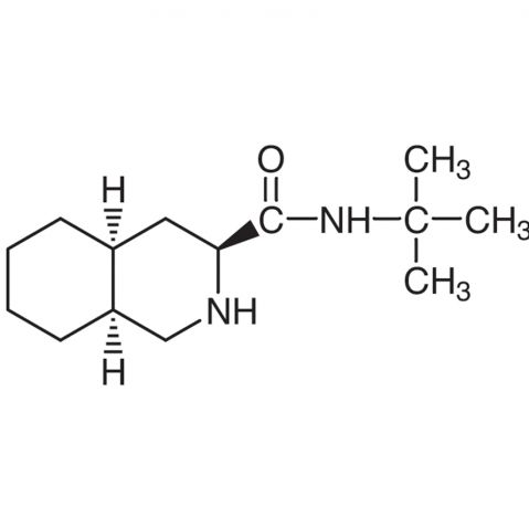 [3S-(3α,4aβ,8aβ)]-N-(tert-Butyl)decahydro-3-isoquinolinecarboxamide Chemical Structure