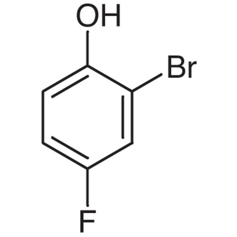 2-Bromo-4-fluorophenol 化学構造