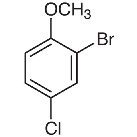 2-Bromo-4-chloroanisole Chemische Struktur