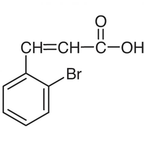 trans-2-Bromocinnamic acid Chemical Structure