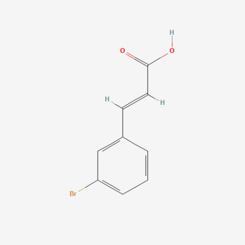 3-Bromocinnamic acid, predominantly trans Chemische Struktur