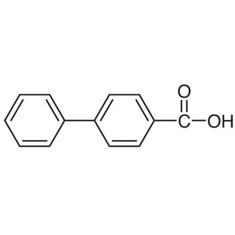 4-Biphenylcarboxylic Acid Chemical Structure