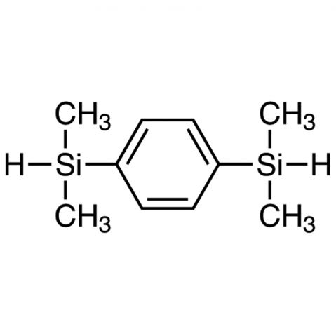 1,4-Bis(dimethylsilyl)benzene Chemische Struktur