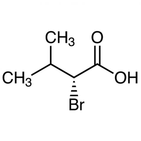 (R)-(+)-2-Bromo-3-methylbutyric acid Chemical Structure