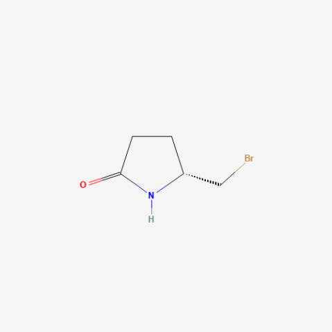 (R)-5-(Bromomethyl)-2-pyrrolidinone 化学構造