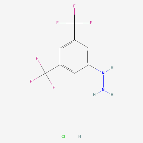 3,5-Bis(trifluoromethyl)phenylhydrazine hydrochloride التركيب الكيميائي