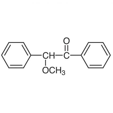 Benzoin methyl ether Chemische Struktur