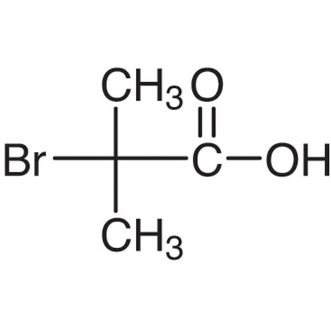 2-Bromo-2-methylpropionic acid 化学構造