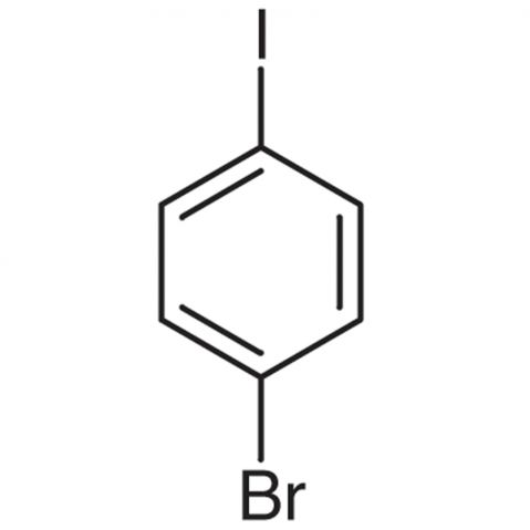 1-Bromo-4-iodobenzene Chemical Structure