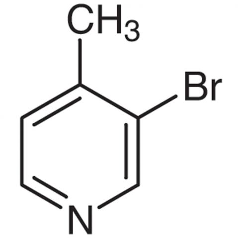 3-Bromo-4-methylpyridine Chemical Structure