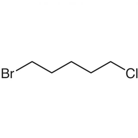 1-Bromo-5-chloropentane 化学構造