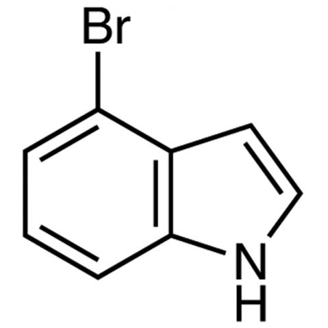 4-Bromoindole التركيب الكيميائي