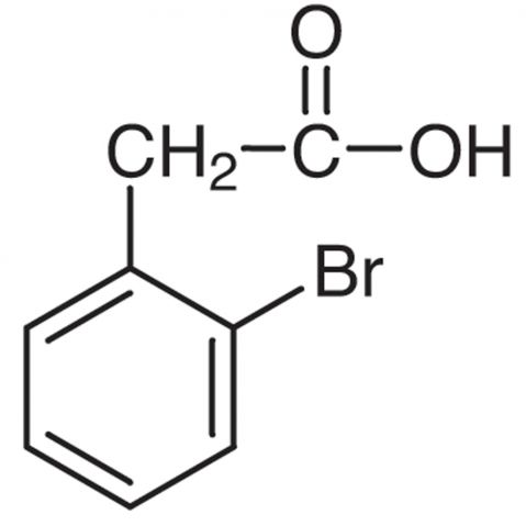 2-Bromophenylacetic acid Chemische Struktur