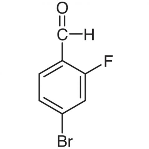 4-Bromo-2-fluorobenzaldehyde Chemical Structure