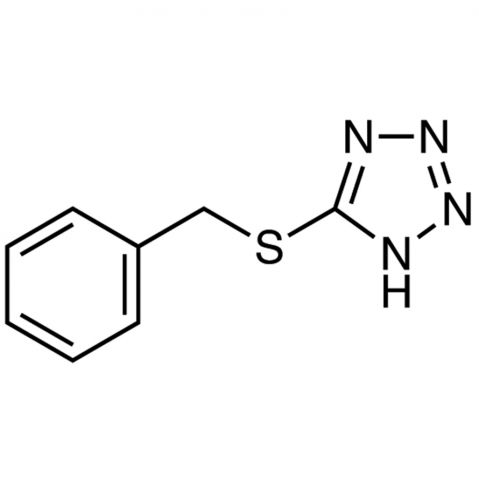 5-(Benzylthio)-1H-tetrazole 化学構造