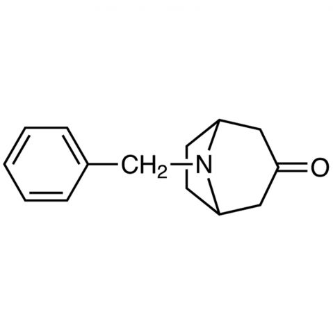 N-Benzyltropinone التركيب الكيميائي