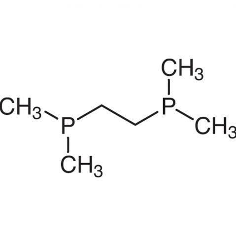 1,2-Bis(dimethylphosphino)ethane Chemische Struktur