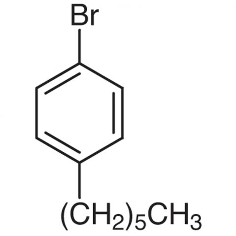 1-Bromo-4-n-hexylbenzene Chemical Structure