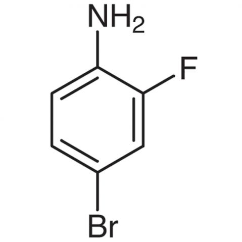 4-Bromo-2-fluoroaniline التركيب الكيميائي