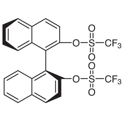 (S)-(+)-1,1'-Binaphthyl-2,2'-diyl Bis(trifluoromethanesulfonate) Chemical Structure