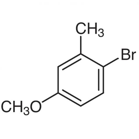 2-Bromo-5-methoxytoluene 化学構造