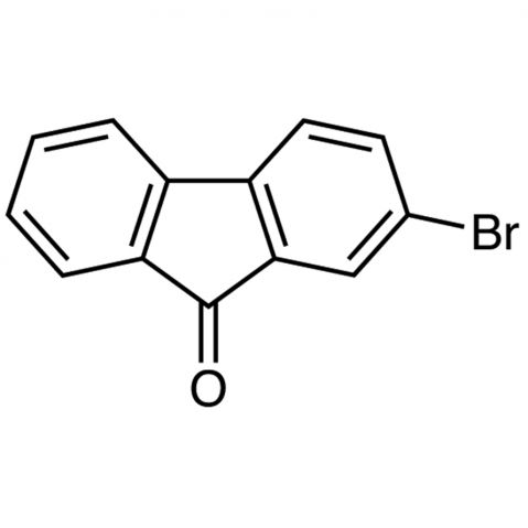 2-Bromo-9-fluorenone 化学構造