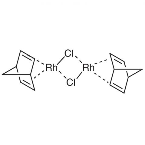 Bicyclo[2.2.1]hepta-2,5-diene-rhodium chloride dimer Chemical Structure