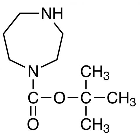 1-Boc-hexahydro-1,4-diazepine 化学構造