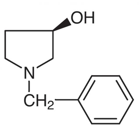 (R)-(+)-1-Benzyl-3-pyrrolidinol التركيب الكيميائي