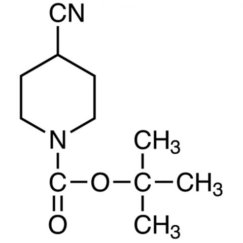 N-Boc-piperidine-4-carbonitrile Chemical Structure