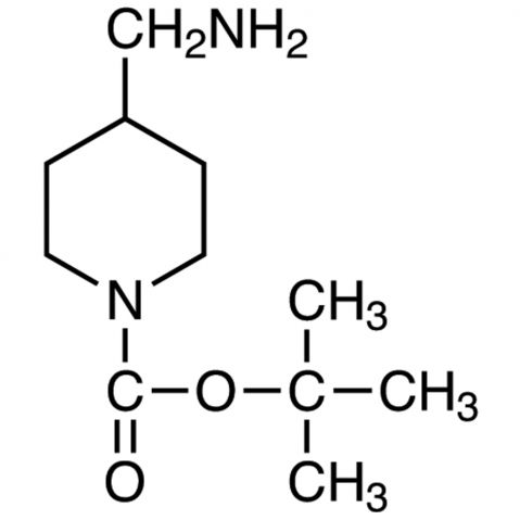 1-Boc-4-(aminomethyl)piperidine Chemical Structure