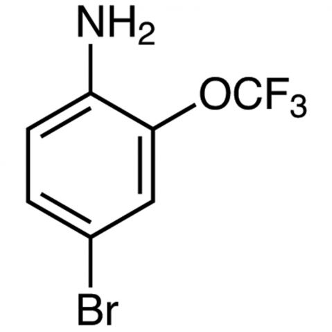 4-Bromo-2-(trifluoromethoxy)aniline Chemische Struktur