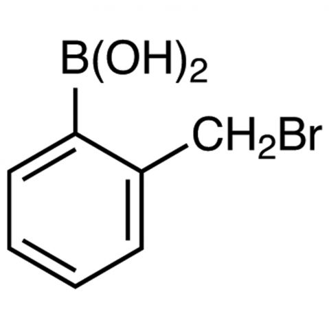 2-(Bromomethyl)phenylboronic Acid (contains varying amounts of Anhydride) Chemical Structure