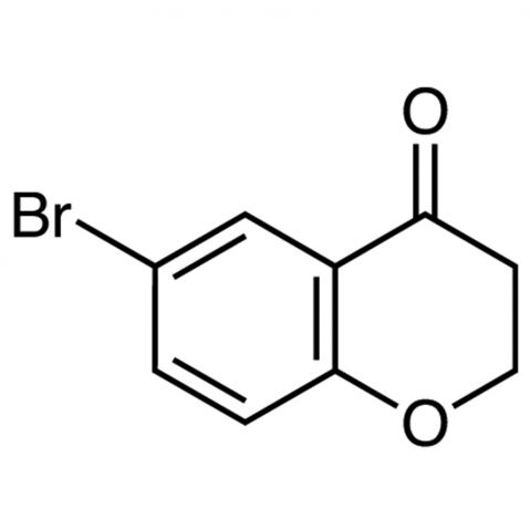 6-Bromo-4-chromanone التركيب الكيميائي